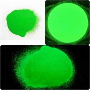 Люминофор ТАТ 33 - светящийся порошок с зеленым свечением